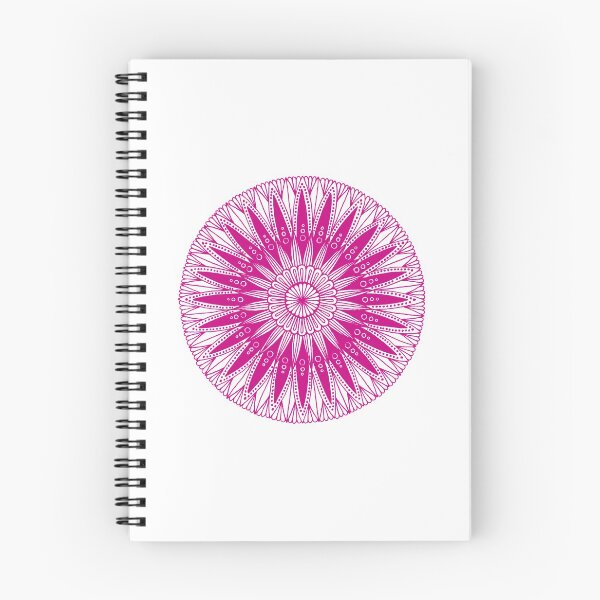 Item preview, Round mandala (magenta on white) designed and sold by Calen  Picard-Carroll.