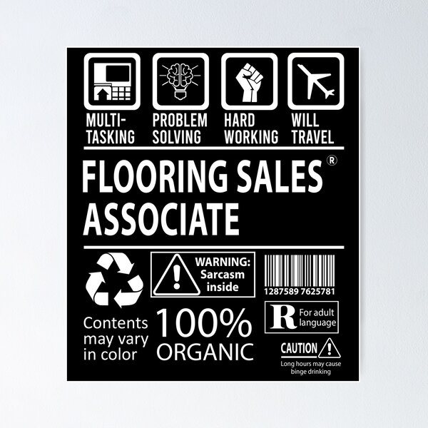 Item preview, Flooring Sales Associate T Shirt - Multitasking Job Gift Item Tee designed and sold by chencktwan.