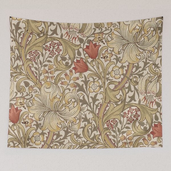 Aperçu de l'œuvre Motif Lys Doré Par William Morris créée et vendue par JDesigningMO.