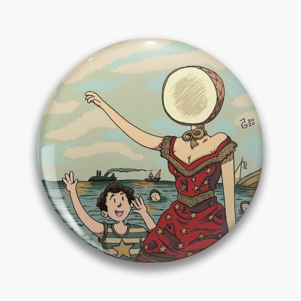Item preview, Neutral Milk Hotel - In the Aeroplane Over the Sea (Full Cover) - Fanartwork designed and sold by girollaz.