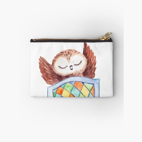 Item preview, Cute Owl Sleeping. Watercolor Owl. Cool baby Owl. Owl for Kids. designed and sold by ZheltakovaIana.