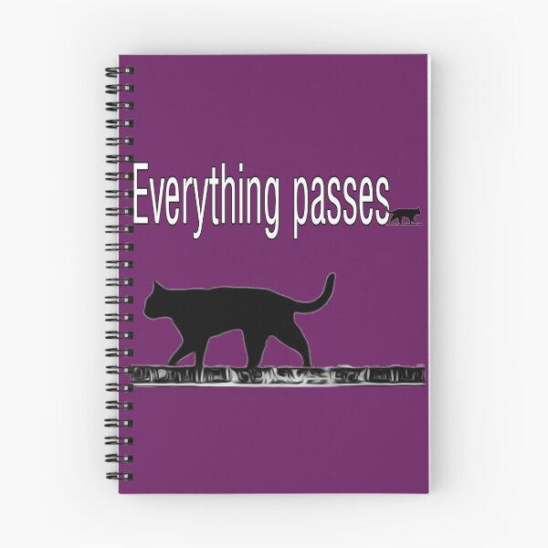 Item preview, Everything passes Statement - Quote black cat - - Photo design designed and sold by kikidu21.