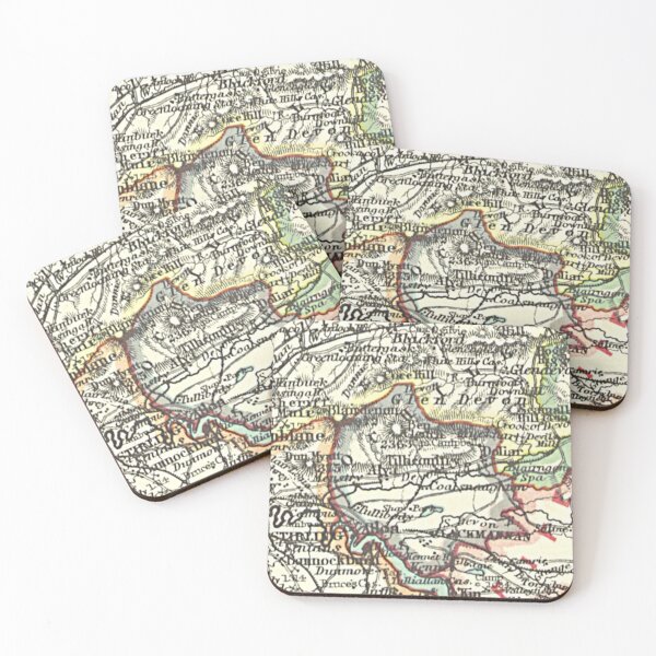 Item preview, TILLICOULTRY & surrounding area map 1898 designed and sold by yourscotland.