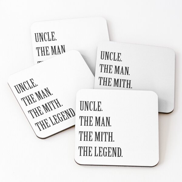 Item preview, Uncle The Man The Mith The Legend Gift Love Lover Day designed and sold by LusterCraft.