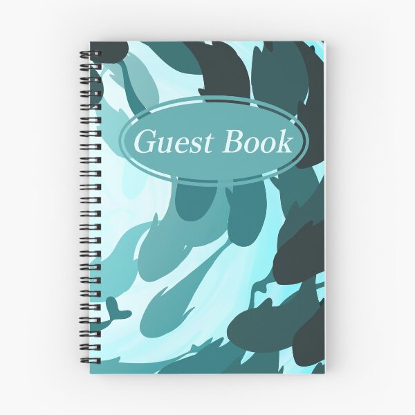 Item preview, Vaction Rental Guest Book Fish  designed and sold by Krystal  Thomas.