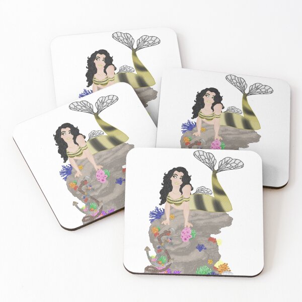 Item preview, Mermaid - Bee happy designed and sold by LieutenantAmoo.