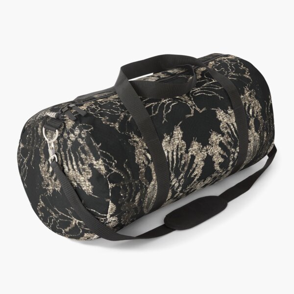 Item preview, Black and Gold Symmetric Floral Lace Pattern  designed and sold by LaceySkies.