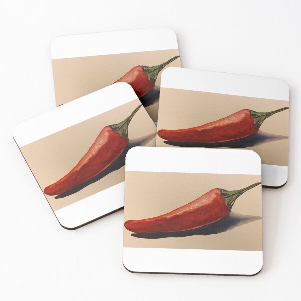 Item preview, Chilli watercolour artwork  designed and sold by Macchiatoartuk.