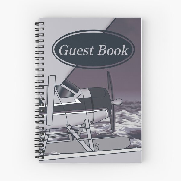 Item preview, Float Plane Vacation Rental Guest Book designed and sold by Krystal  Thomas.