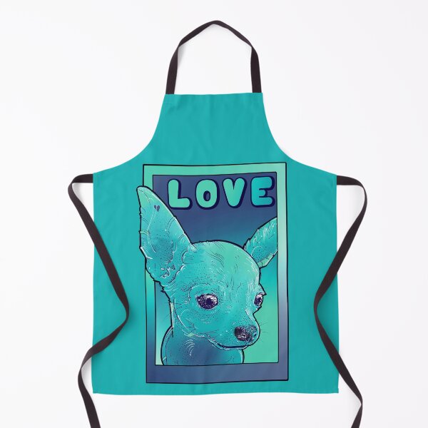 Item preview, blue chihuahua love pop art designed and sold by weilertsen.