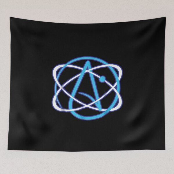 Item preview, Atheist Agnostic Symbol design blue designed and sold by am-agnostic.