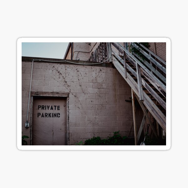 Item preview, Private Parking Alleyway designed and sold by HeuringGallery.