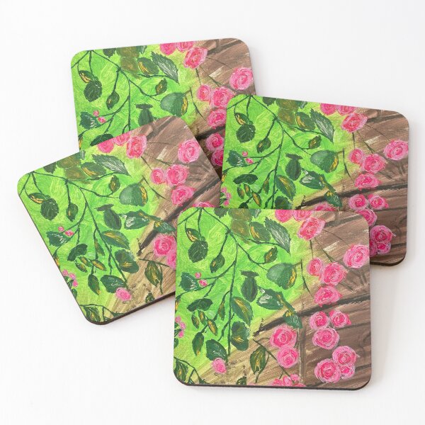 Item preview, Roses cascade  designed and sold by Ruth Breen Artwork .