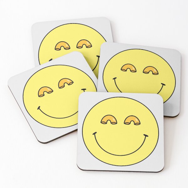 Aperçu de l'œuvre Visage souriant de macaronis créée et vendue par mangoisland.