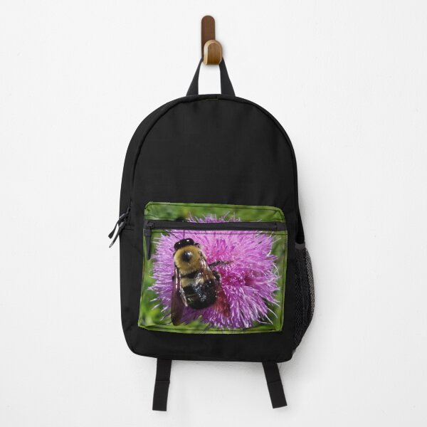 Item preview, Nature Design - Bumblebee on Purple Thistle Flower designed and sold by joyofnature.