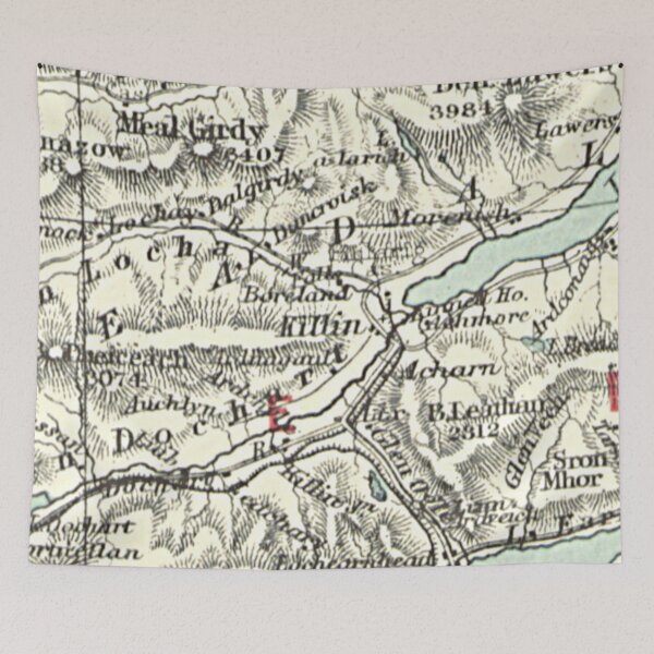 Item preview, KILLIN & surrounding area map 1899 designed and sold by yourscotland.