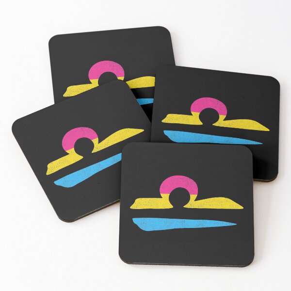 Item preview, Pansexual Libra Pride Flag Zodiac Sign designed and sold by Patrick Hiller.