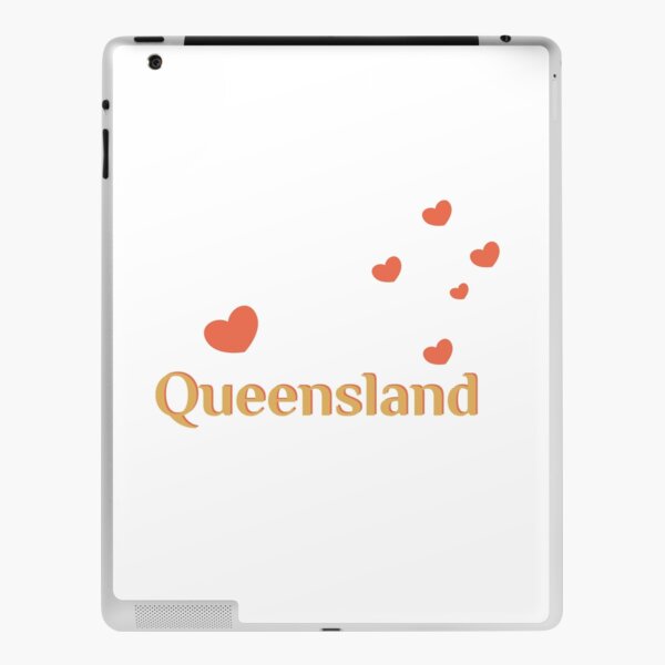 Queensland Australia t-shirt design iPad Skin
