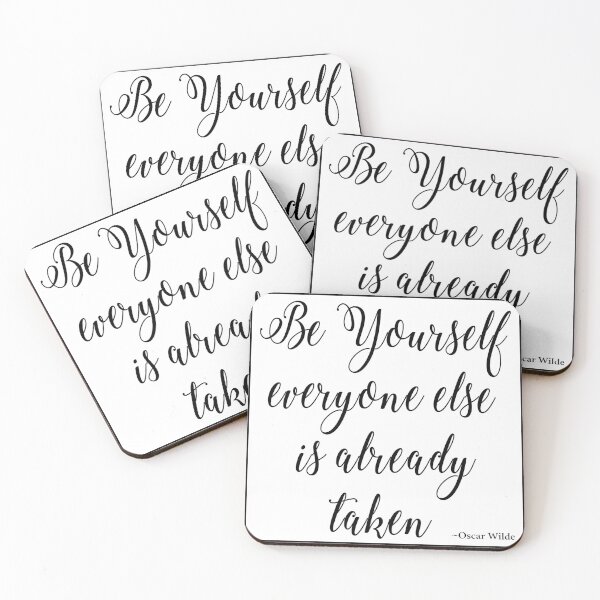 Item preview, Be Yourself Quote by Oscar Wilde designed and sold by EKartPrints.