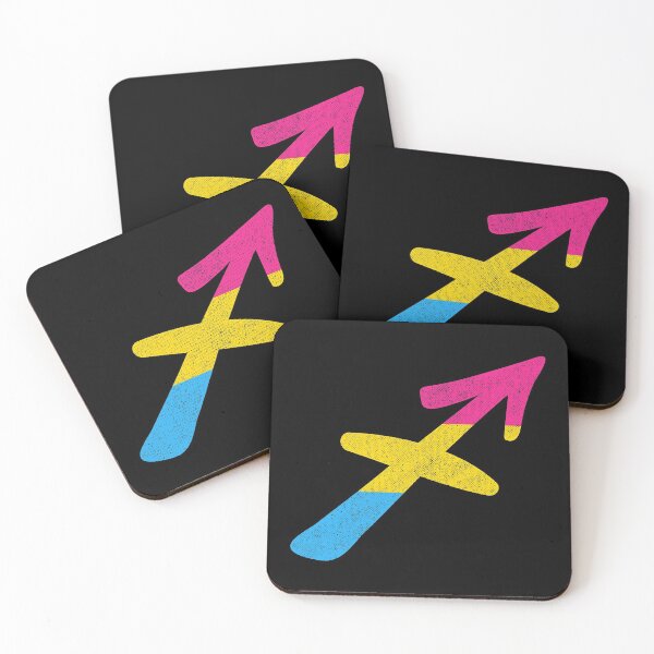 Item preview, Pansexual Sagittarius Pride Flag Zodiac Sign designed and sold by Patrick Hiller.