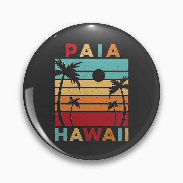 Artikelvorschau, Paia Hawaii Maui Hawaii-Inseln Retro Vintage Sunset Beach entworfen und verkauft von gkao.