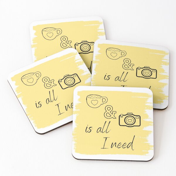 Item preview, Coffee & A Camera Is All I Need designed and sold by TrendCreations.