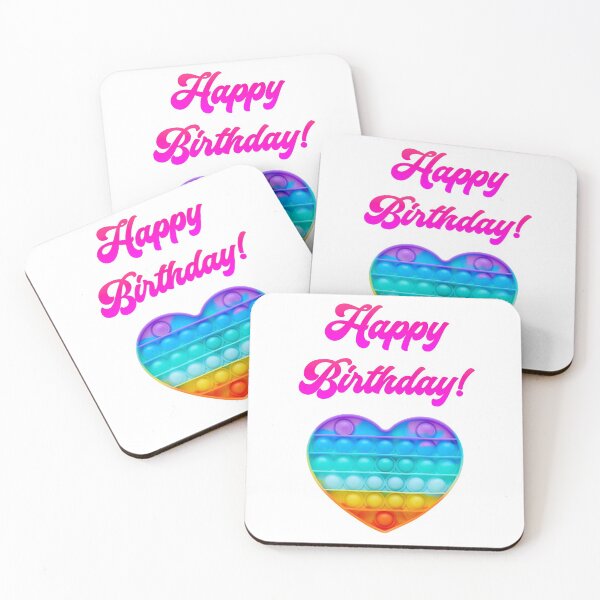 Item preview, Happy Birthday Fidget Pop-it designed and sold by T-shirt-Designs.
