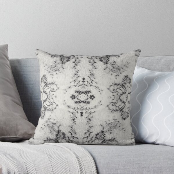 Item preview, Black and White Symmetric Floral Lace Pattern  designed and sold by LaceySkies.