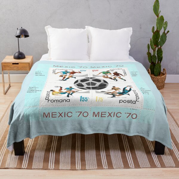 Item preview, Mexico World Cup '70 Soccer Romanian Stamp designed and sold by OrangePyramid.