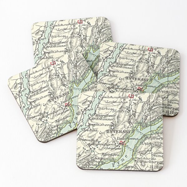 Item preview, INVERARY & surrounding area map 1899 designed and sold by yourscotland.