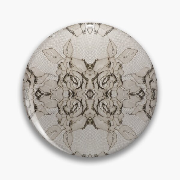 Item preview, Gold Beige Symmetric Floral Roses Lace Pattern  designed and sold by LaceySkies.