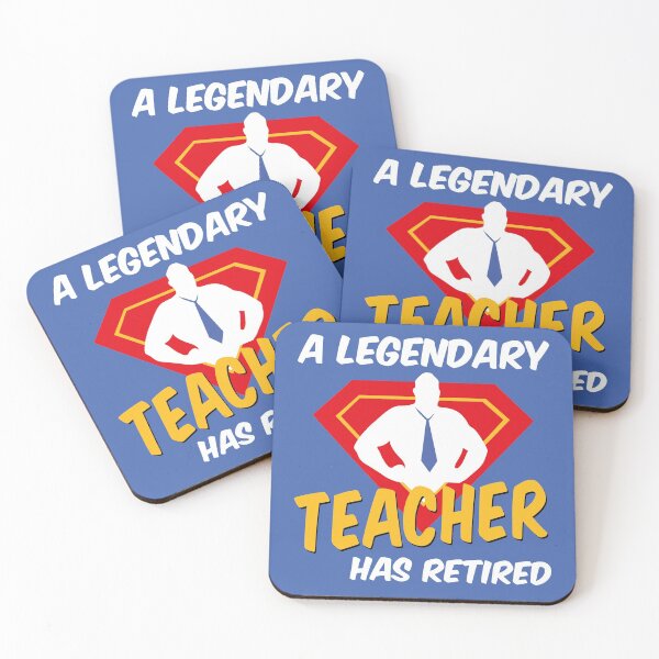 Item preview, Teacher Retirement Retired Retiring Legend Superhero Design designed and sold by justjonboy.