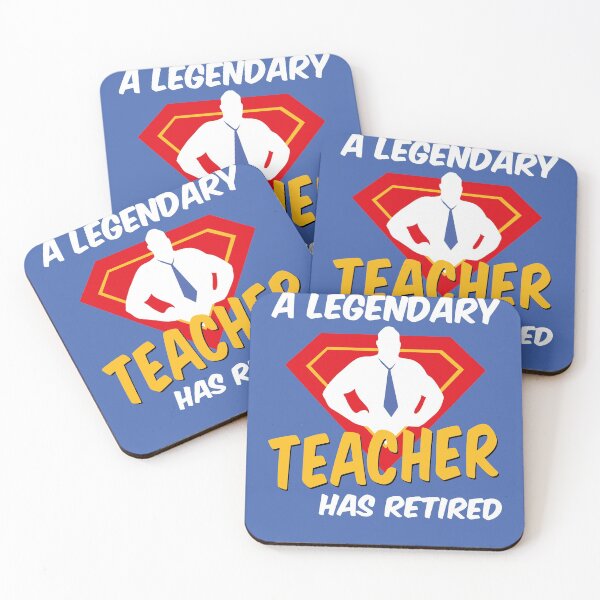 Item preview, Teacher Retirement Retired Retiring Legend Superhero Design designed and sold by justjonboy.