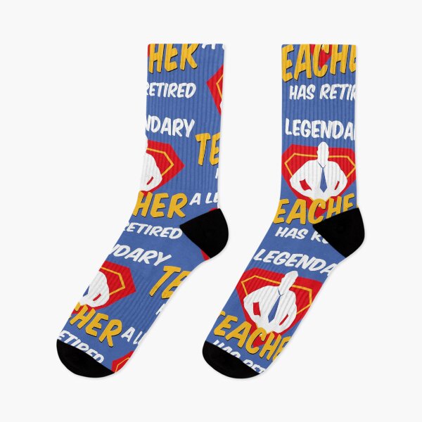 Item preview, Teacher Retirement Retired Retiring Legend Superhero Design designed and sold by justjonboy.