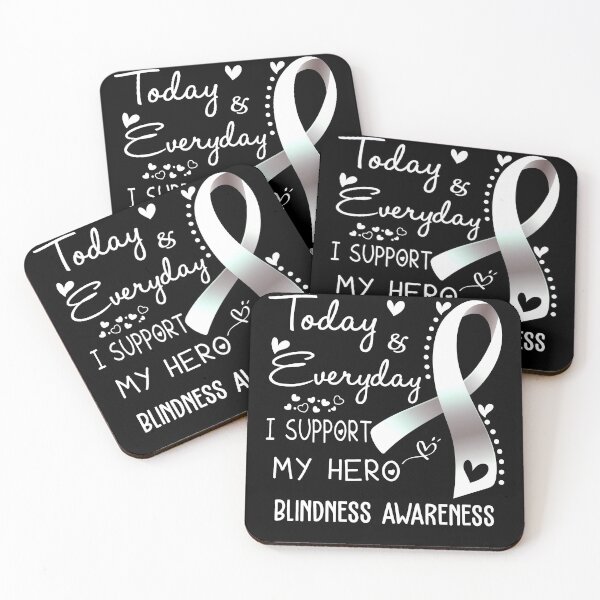 Item preview, Today And Everyday I Support My Hero Blindness Awareness Warrior Gifts designed and sold by hvoid41.