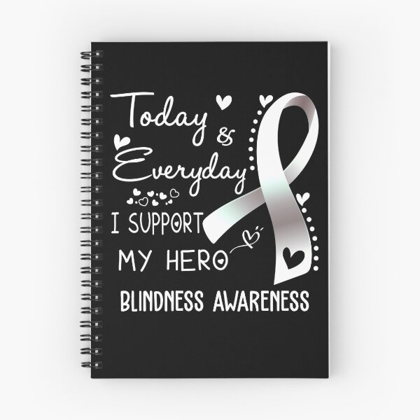 Item preview, Today And Everyday I Support My Hero Blindness Awareness Warrior Gifts designed and sold by hvoid41.