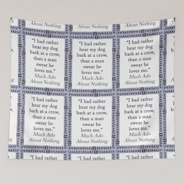 Item preview, I Had Rather Hear My Dog Bark - Shakespeare designed and sold by CrankyOldDude.