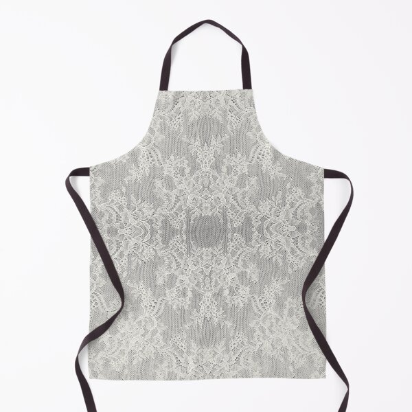 Item preview, White Symmetric Floral Lace Pattern designed and sold by LaceySkies.
