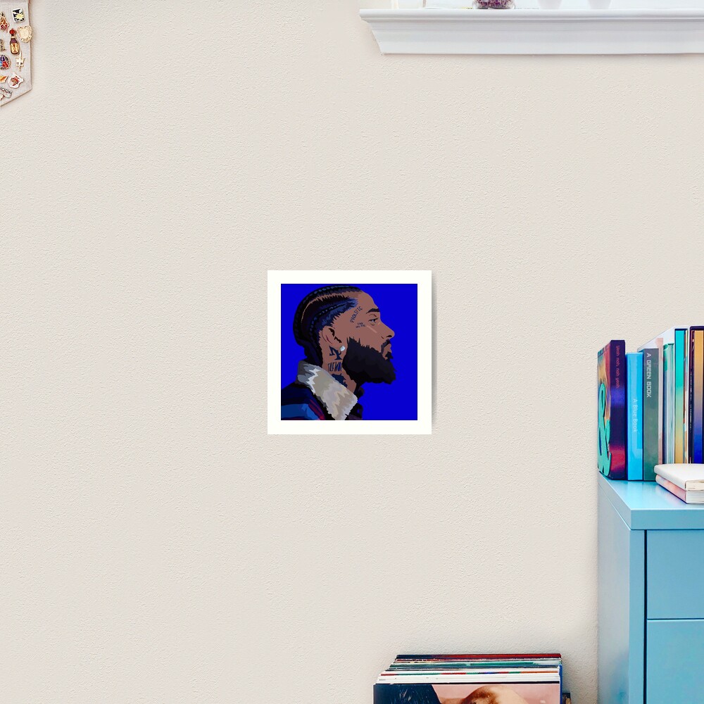 Nipsey Hussle Side Profile With Eye Magnet for Sale by luzerome