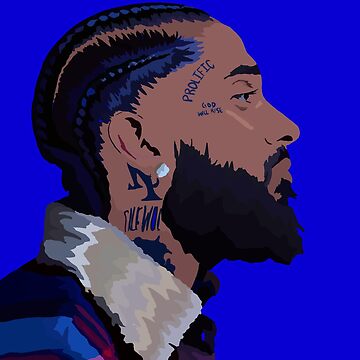 Nipsey Hussle Side Profile With Eye Magnet for Sale by luzerome