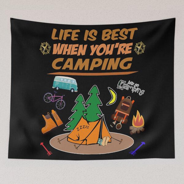 Item preview, Life is best when you're camping. designed and sold by Fashimation20.