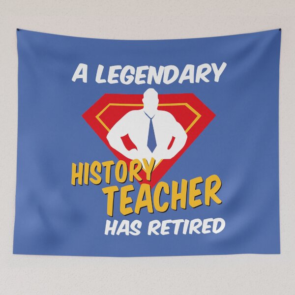 Item preview, History Teacher Retirement Retired Retiring Legend Superhero Design designed and sold by justjonboy.