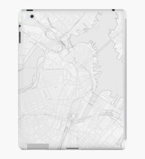 Simple map of Boston city center iPad Case/Skin