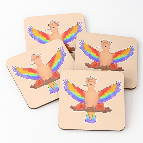 Item preview, LGBTQIA+ Hoopoe designed and sold by meruesan.