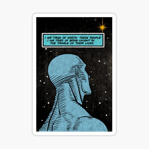 Dr Manhattan Ligma Balls Watchmen Meme Sticker for Sale by UnicornSithLord