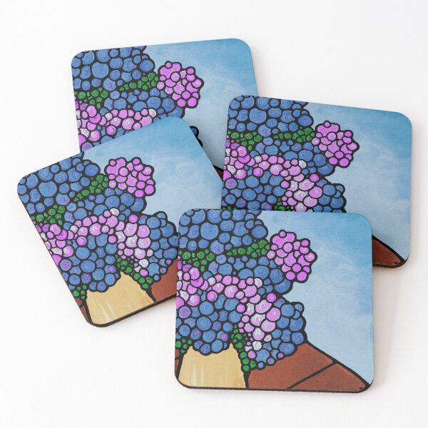 Item preview, Beautiful Blue Hydrangea Flower Art by Sharon Cummings designed and sold by Sharon Cummings Art.