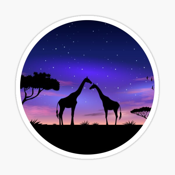 Item preview, Night Love Giraffe designed and sold by Hakim Pod.