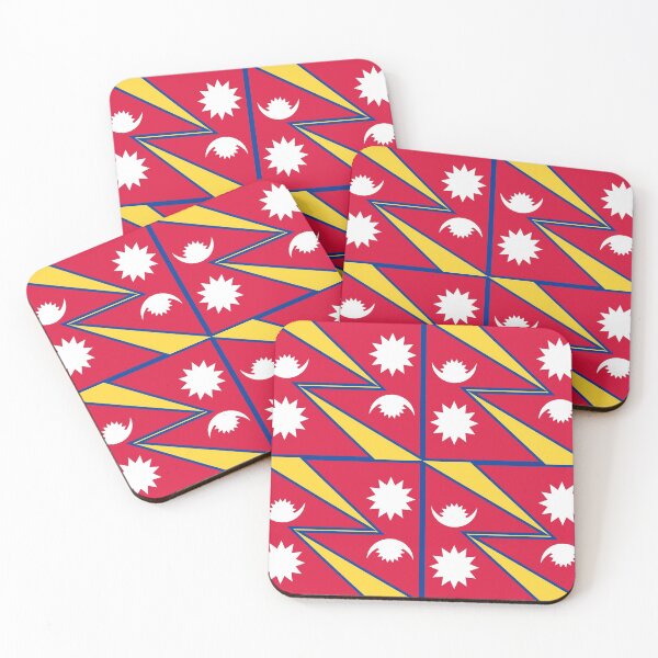 Item preview, Nepal Flag Pattern  designed and sold by Sanish Shrestha.