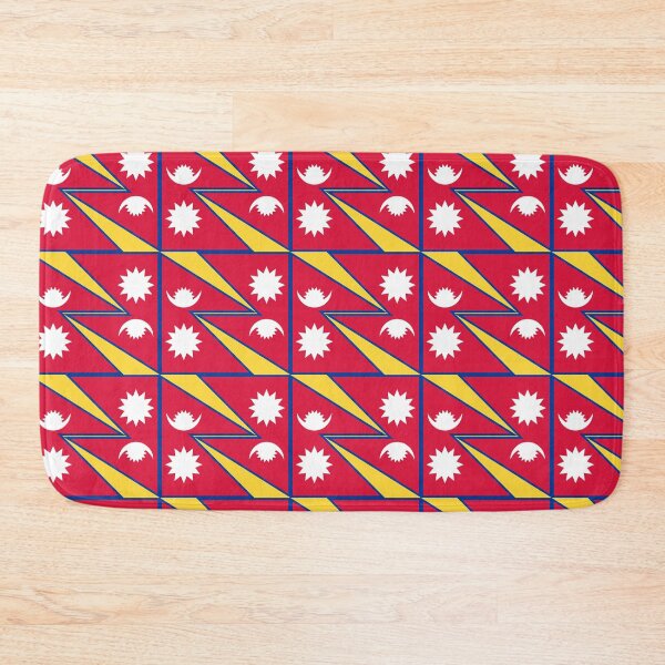 Item preview, Nepal Flag Pattern  designed and sold by Sanish Shrestha.