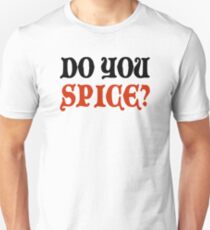 Camiseta ajustada ¿Te especias? - Diseño de ventilador de rol crítico (negro)